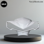 WHITE VISOR DOUBLE LIGHT MODAL WITHOUT PAINT (GST 28%)